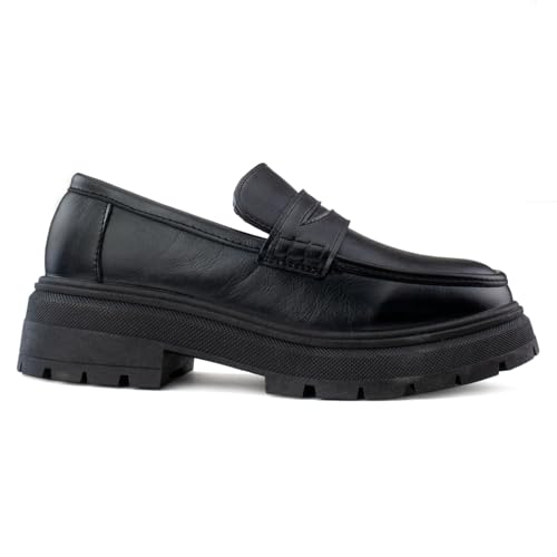 RF ROOM OF FASHION Women's Leather Sole Loafers